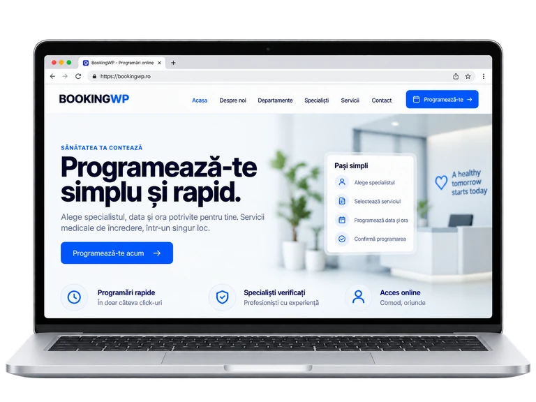 Website conectat la afacerea ta