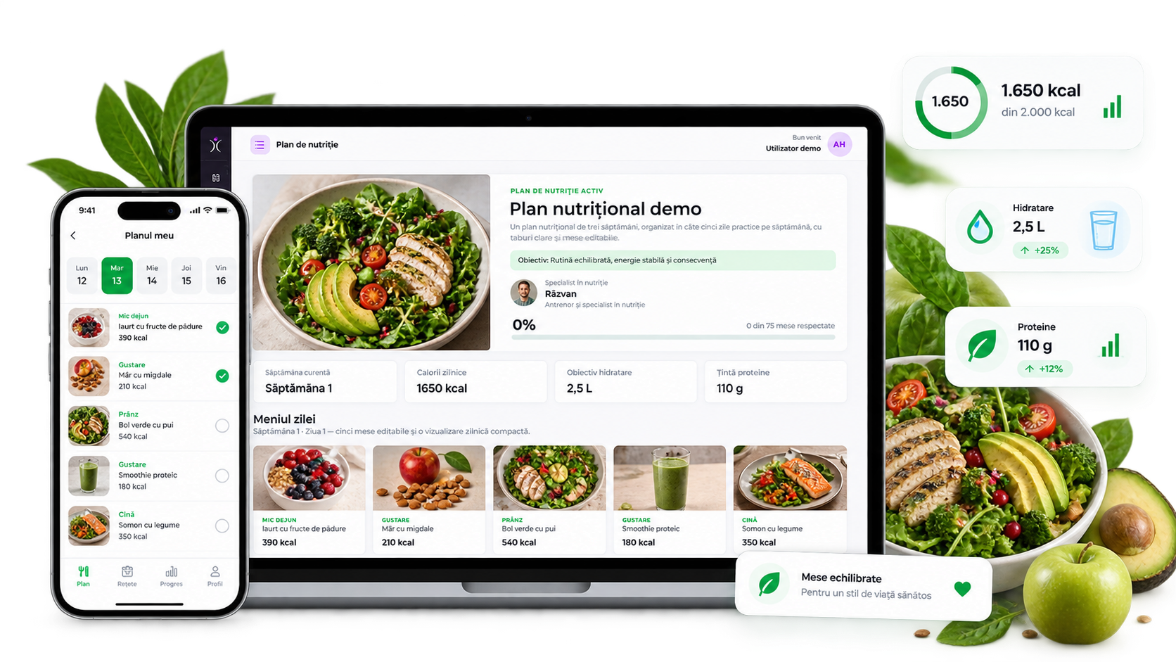 Planuri digitale de nutriție