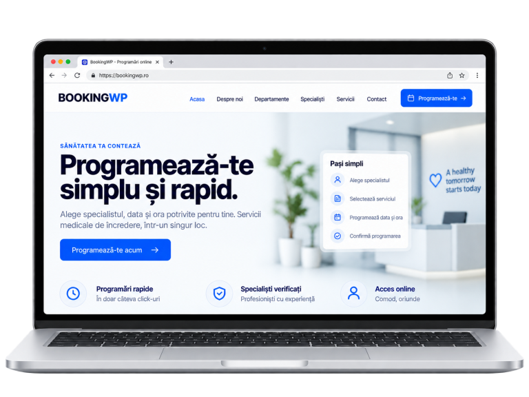 Website conectat la afacerea ta